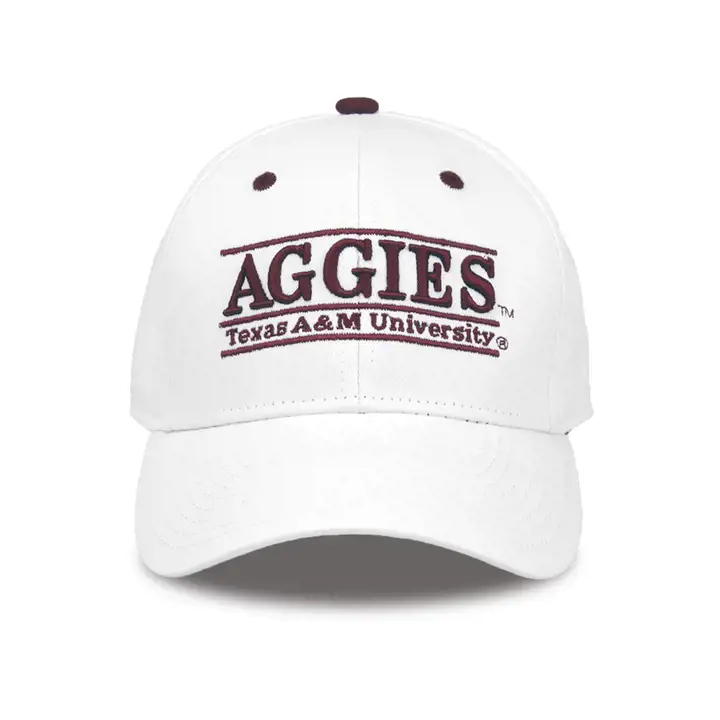 "Texas A&M Aggies NCAA Classic 3 Bar \"AGGIES\" WHT/mar"