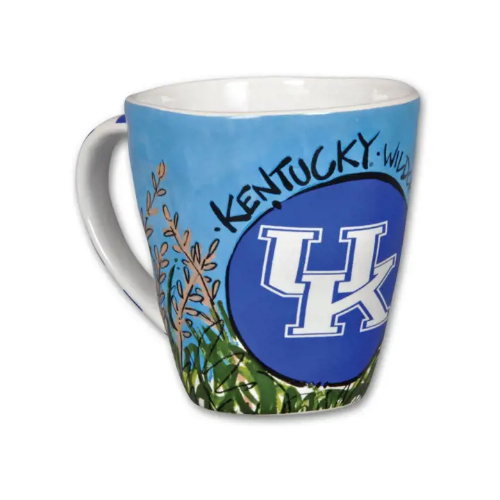 Mug d'art Kentucky bleu/blanc