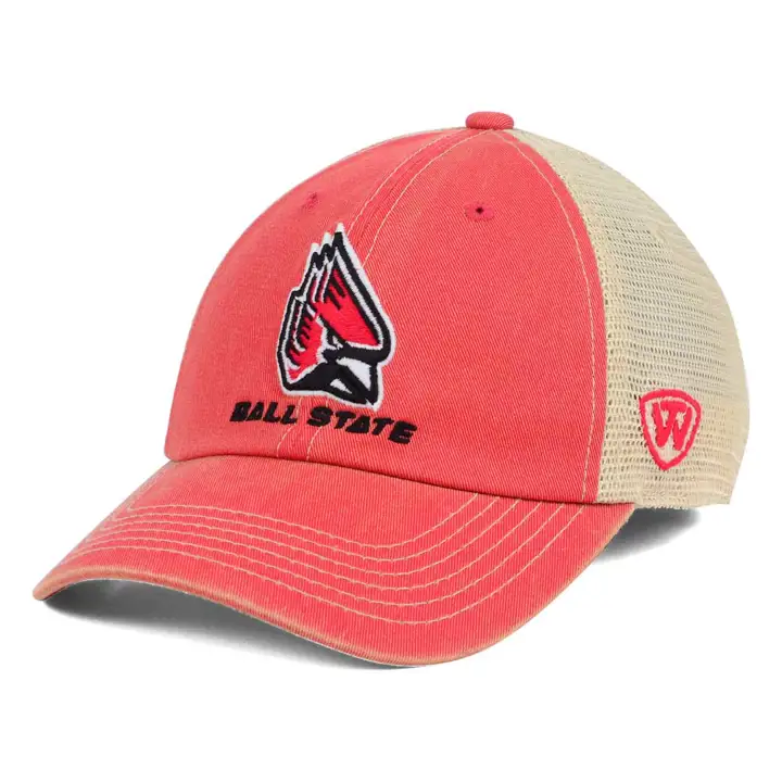 Ball State Cardinals NCAA Wickler Mesh ROUGE/tan