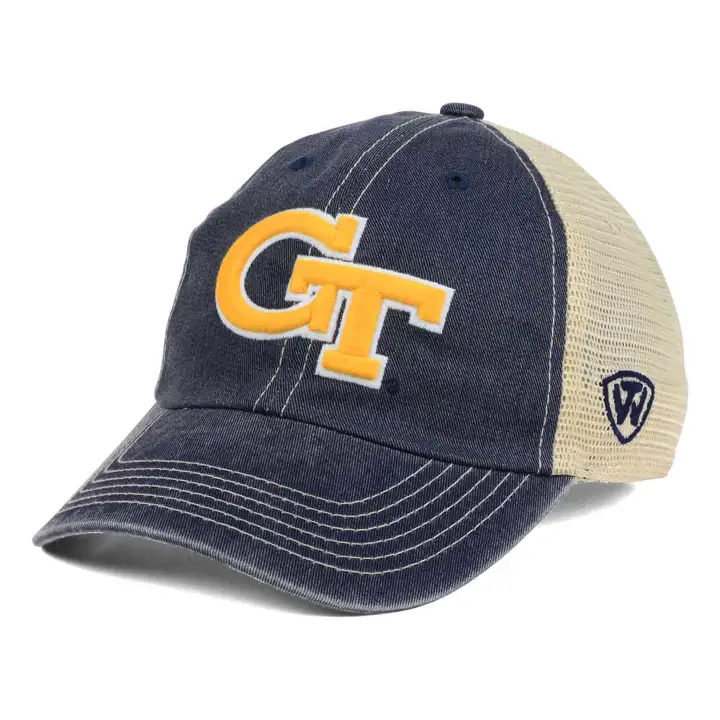 Georgia Tech Yellow Jackets NCAA Wickler Mesh marine/beige