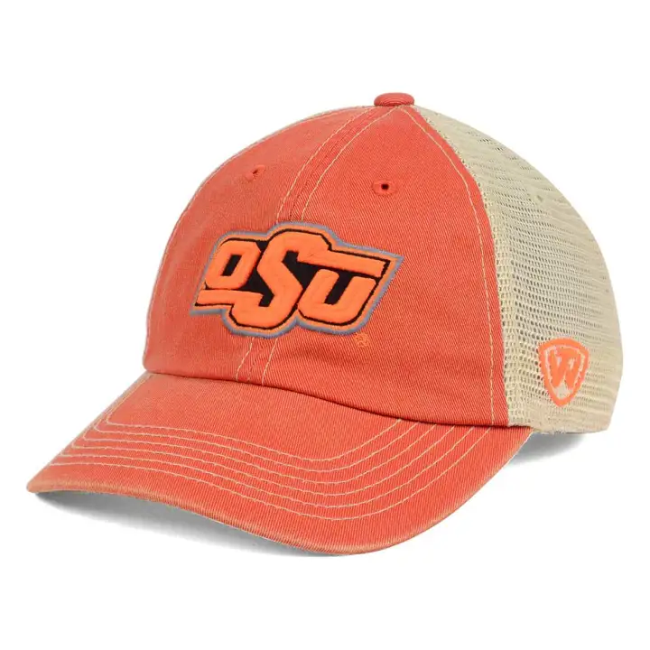 Casquette en maille Wickler NCAA Oklahoma State Cowboys ORG/kaki