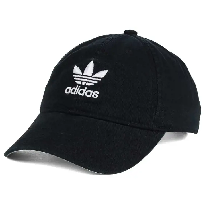 Casquette Adidas Originals Relaxed Strapback Homme BLK/WHT