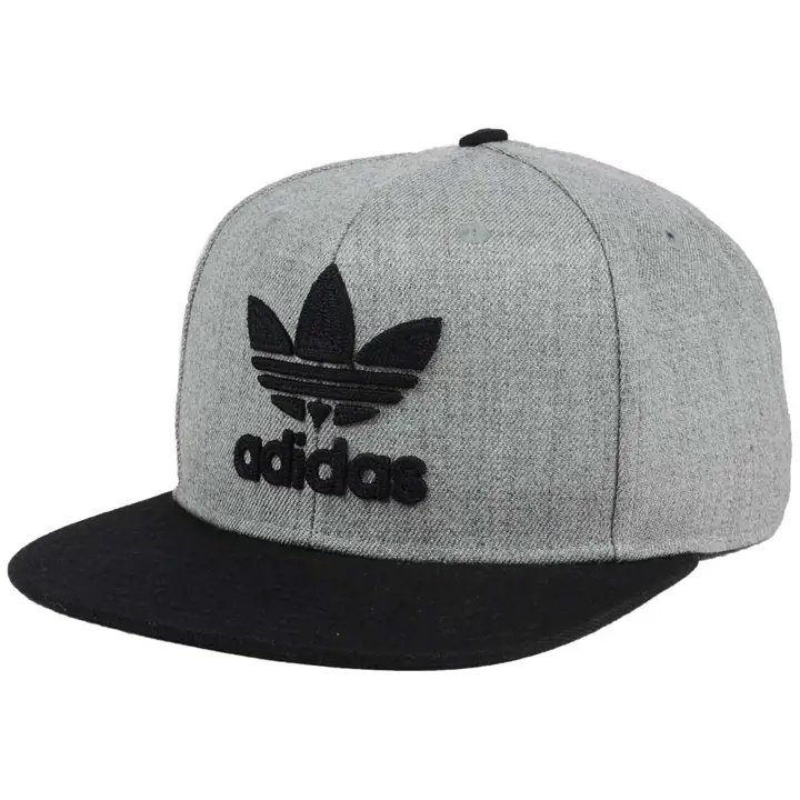 Casquette Adi Orig TREFOIL CHAIN SNAPBACK Gris chiné/noir