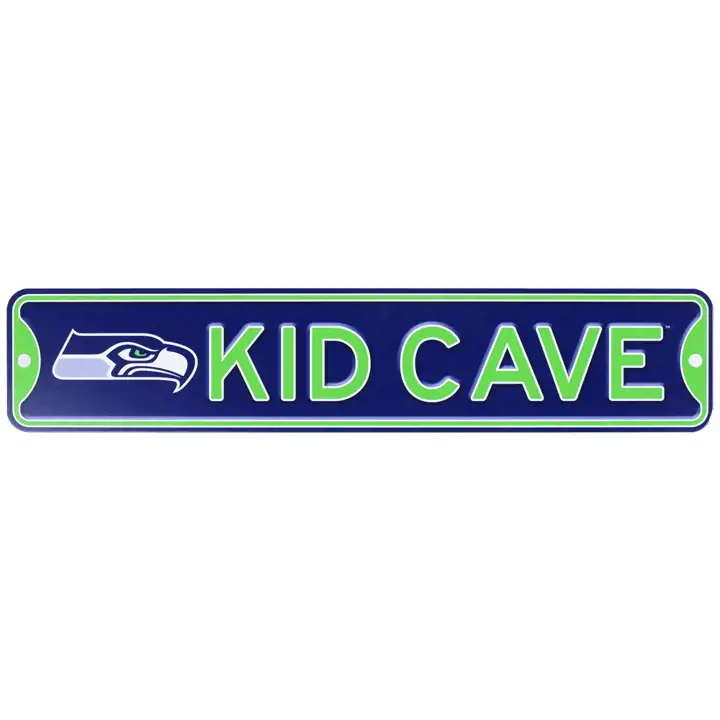 Panneau Grotte d'enfant SEAHAWKS marine/vert