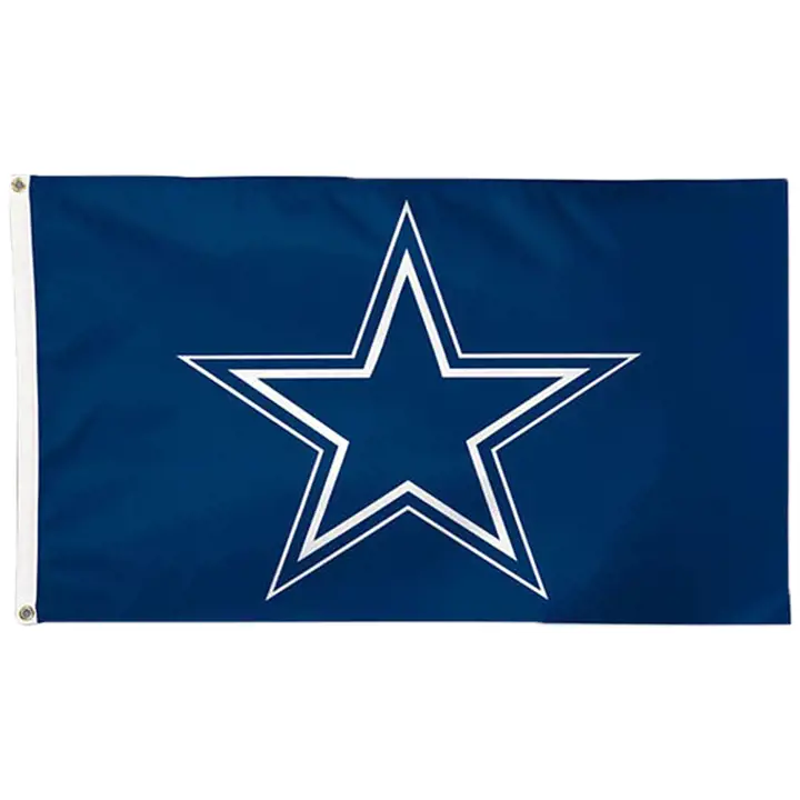 Drapeau COWBOYS - 3' X 5' marine
