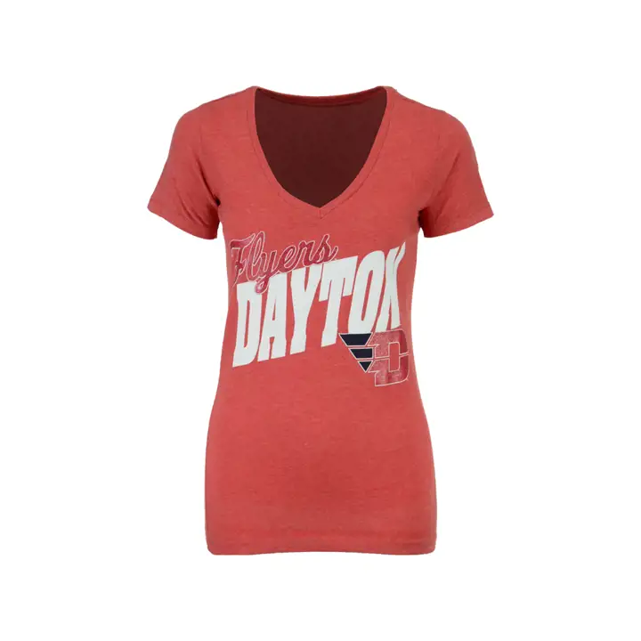 Dayton Flyers NCAA T-shirt Gander Femme 16 Rouge