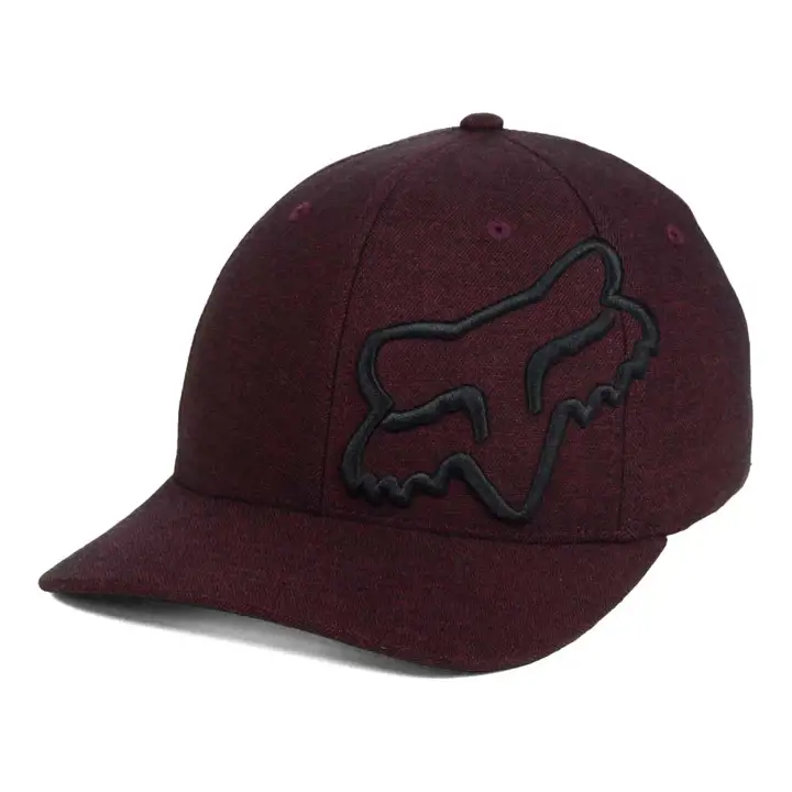 FOX RACING Casquette Broder Flex Fit  Bourgogne