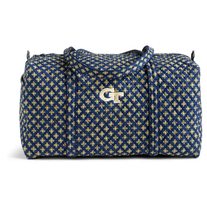 Georgia Tech Yellow Jackets Grand Sac de voyage Vera Bradley - marine