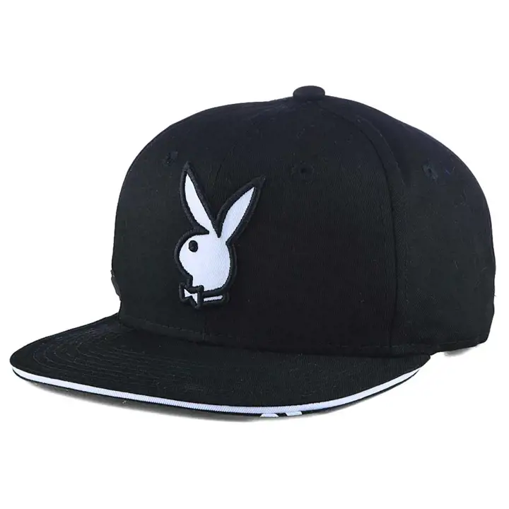 CASQUETTE SNAPBACK PLAYBOY PB BW noire