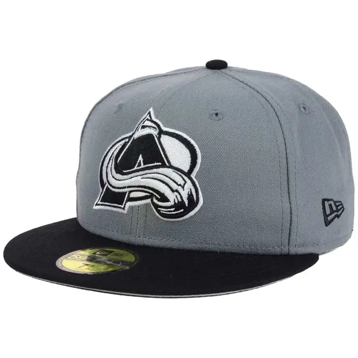 COLORADO AVALANCHE NHL GRAY BLACK 59FIFTY   GRIS/NOIR