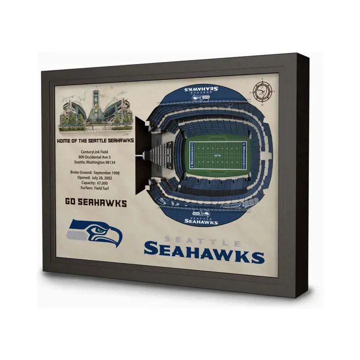 Décoration murale stade des SEAHAWKS Ast