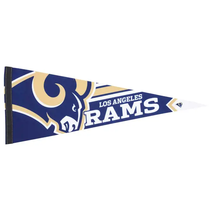 Fanion haut de gamme LA Rams 12x30 marine