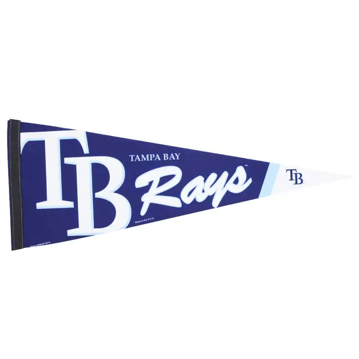 Fanion Premium RAYS 12x30 bleu marine/blanc