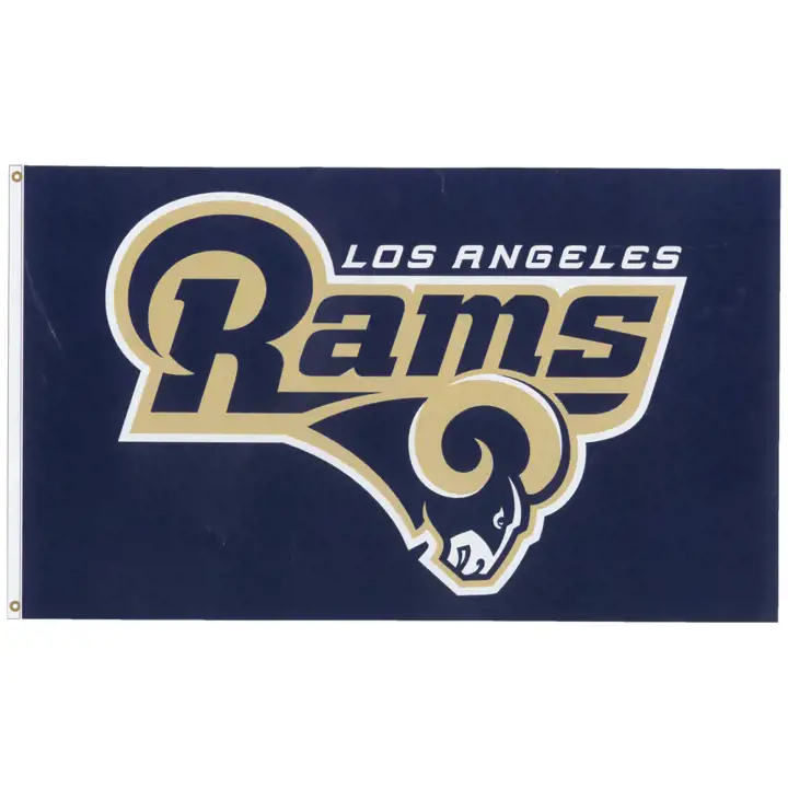 Drapeau de luxe LA Rams 3x5 Wincraft marine/or