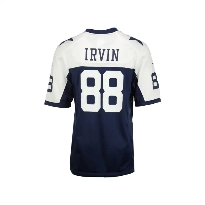 Maillot de joueur retraité des Cowboys de la NFL Michael Irvin marine/b