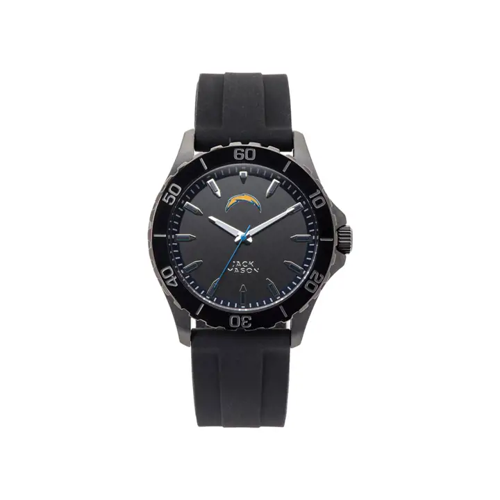 Los Angeles Chargers Bracelet sportif en silicone pour homme noir