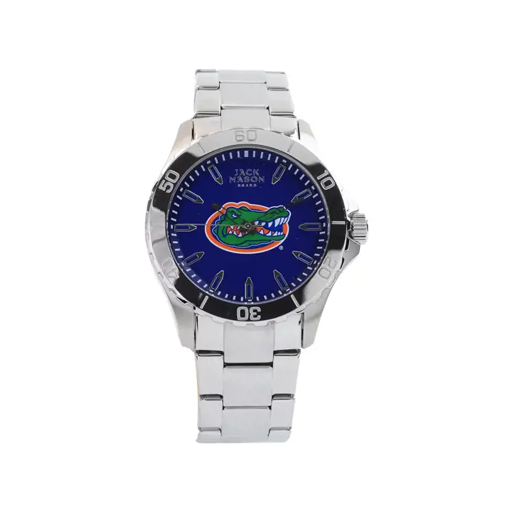 Bracelet sport homme Florida Gators couleur argent/bleu