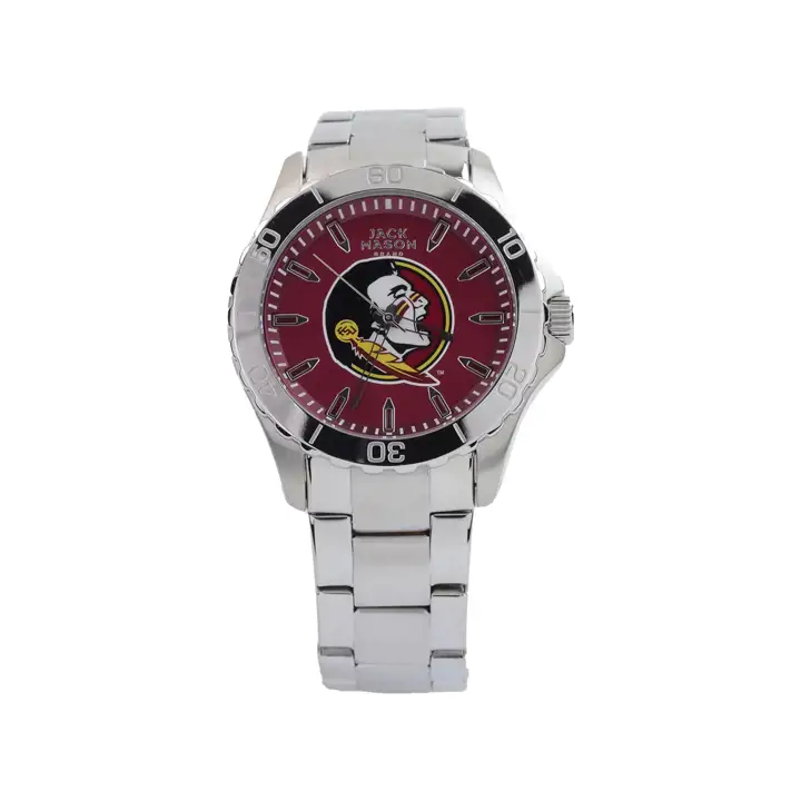Bracelet de sport coloré pour homme Florida State Seminoles SILV/mar