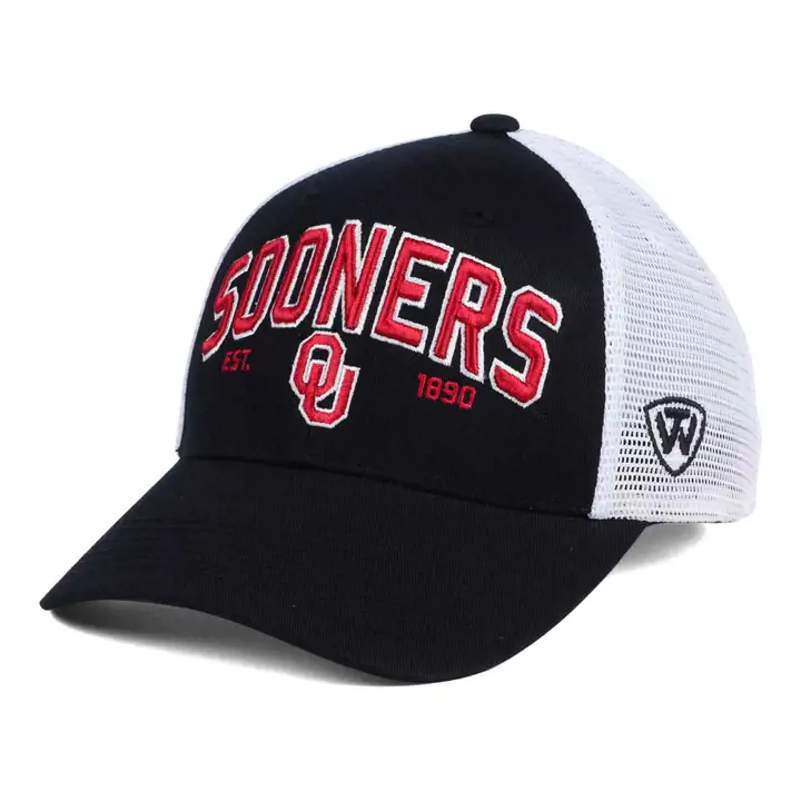 Oklahoma Sooners NCAA Black Mesh Teamwork Noir/blanc