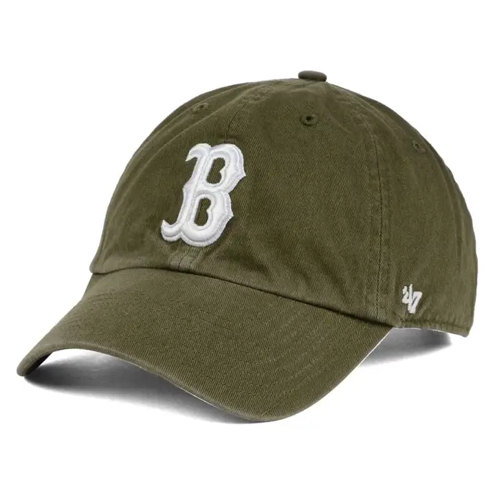 Boston Red Sox MLB Olive/Wht '47 Clean Up OLV