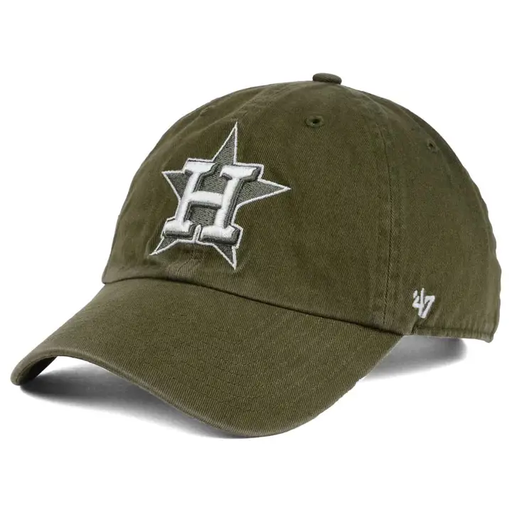 Casquette Houston Astros MLB Olive/Blanc '47 Clean Up OLV