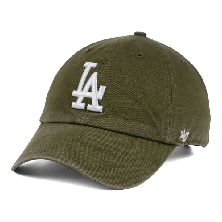 Los Angeles Dodgers MLB Olive/Wht '47 Clean Up  OLV