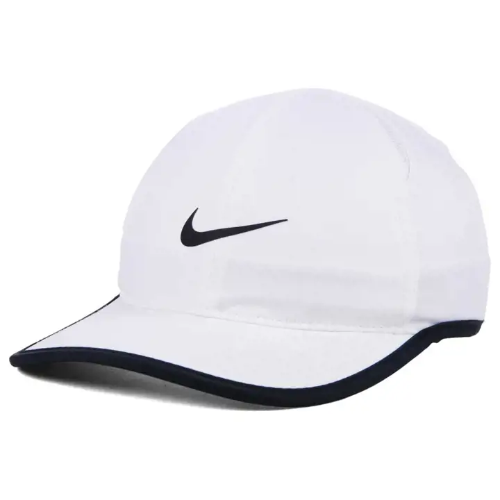 NIKE Femme Casquette Featherlight 15 blc/noi