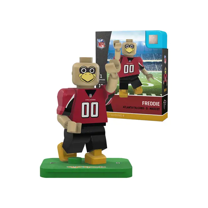 Figurine OYO des Falcons d'Atlanta Mascotte NFL - Fdie le Faucon ROUGE/bl