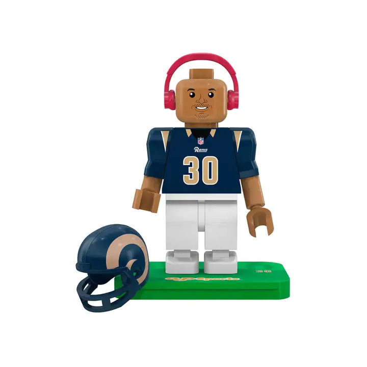 Figurine OYO des Rams de Los Angeles NFL, jaune, Gurley