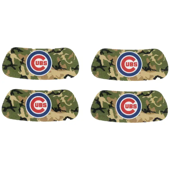 CUBS 2 paires d'autocollants anti-reflets Camo