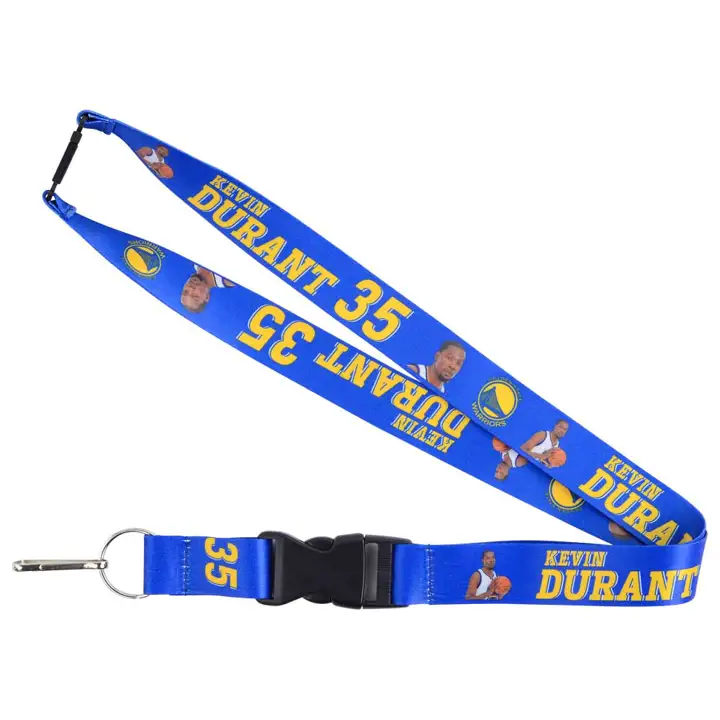 Lanière de joueur WARRIORS Aminco Kevin Durant bleu/jau