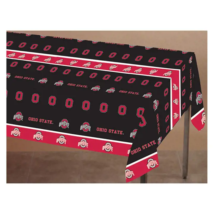 Nappe imprimée Buckeyes d'Ohio State ROUGE/noir/blanc