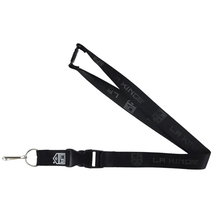 Cordon porte-badge Los Angeles Kings BOB Team Noir