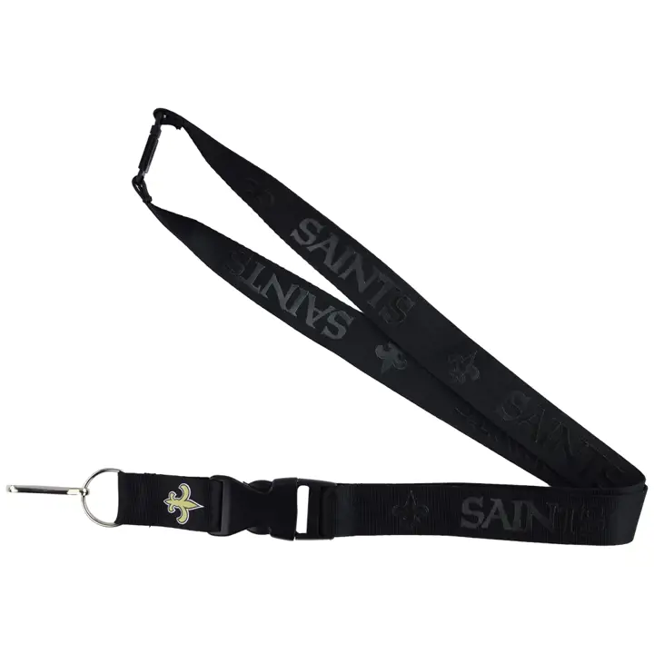 Cordon porte-badge NFL New Orleans Saints BOB - Noir