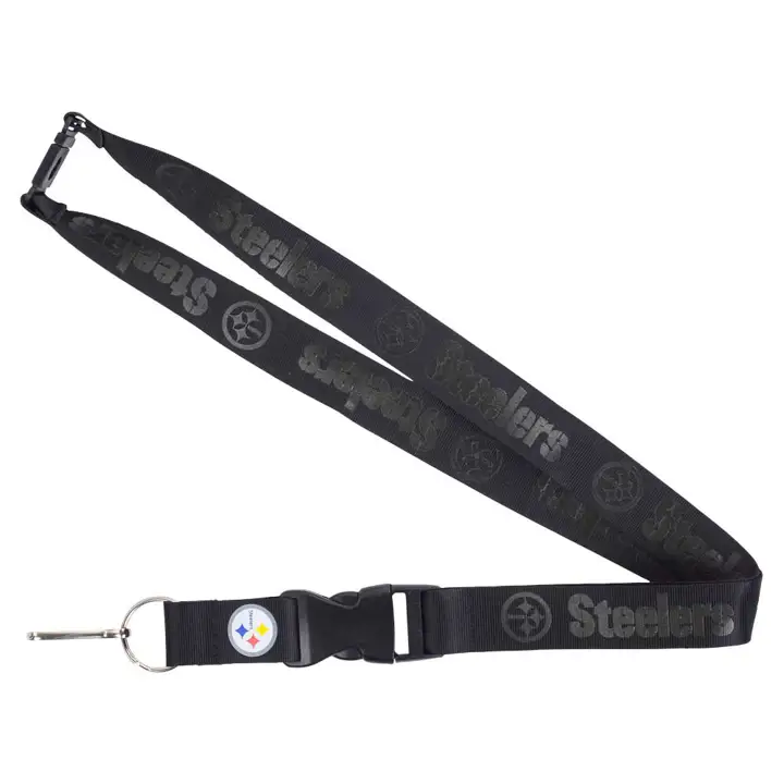 Cordon d'équipe Pittsburgh Steelers BOB Noir