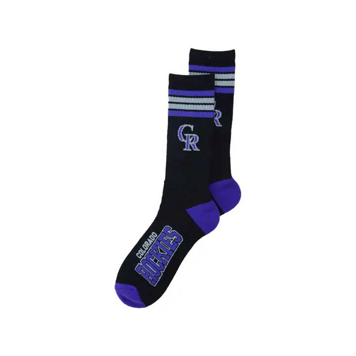 Rockies 4 Stripe Deuce Crew 504 - XP noi/vio