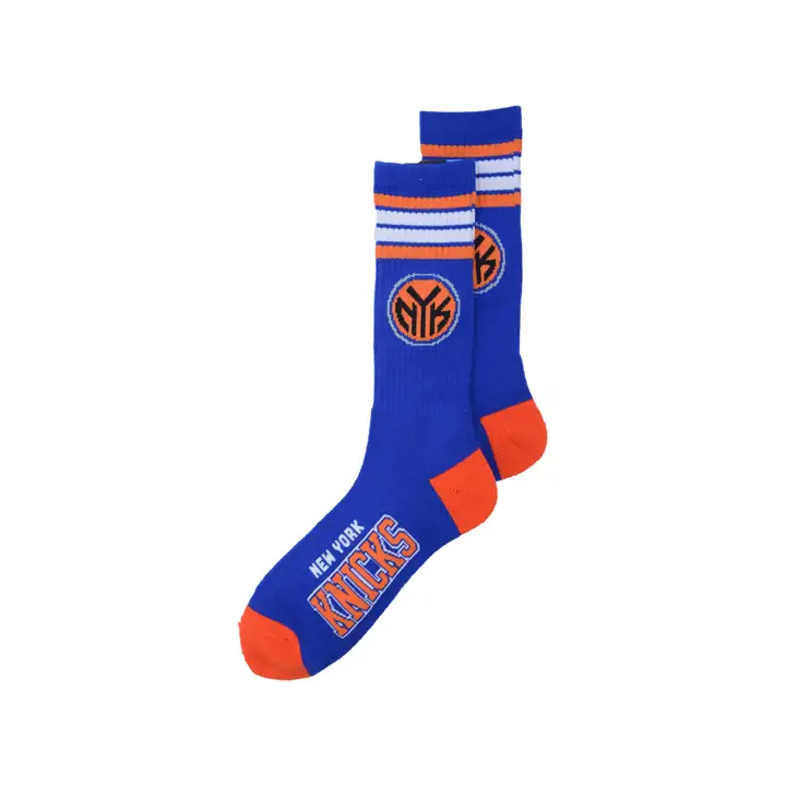 KNICKS 4 Stripe Deuce Crew 504 - XP BLEU/org