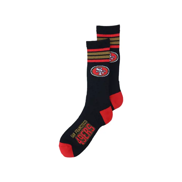 San Francisco 49ers 4 rayures Deuce Crew 504 noir/rouge