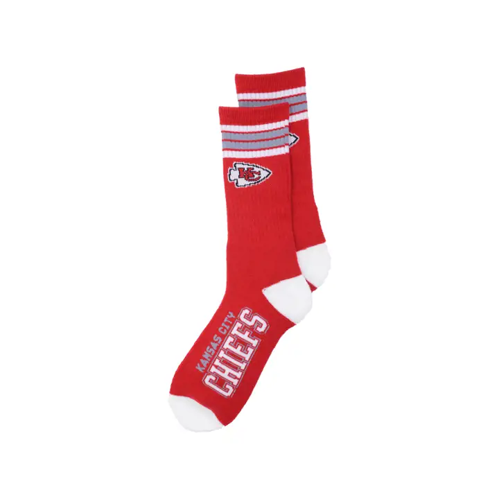 Kansas City Chiefs 4 Stripe Deuce Crew 504 Rouge/Bln