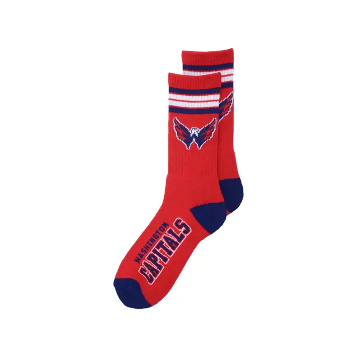 Washington Capitals 4 Stripe Deuce Crew 504 Rouge/marine