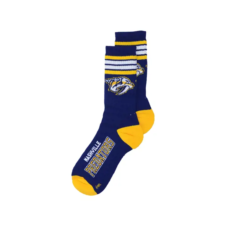 Nashville Predators 4 Stripe Deuce Crew 504 MARINE/gl