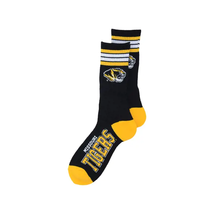 Missouri Tigers 4 Stripe Deuce Crew 504 BLK/gl