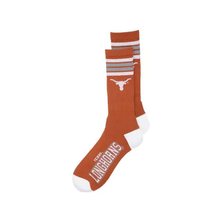 Texas Longhorns 4 Stripe Deuce Crew 504 Tex Orange/blanc