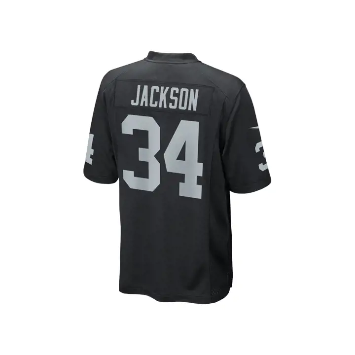 LA Raiders NFL Game Retired Player Jersey Bo Jackson blk