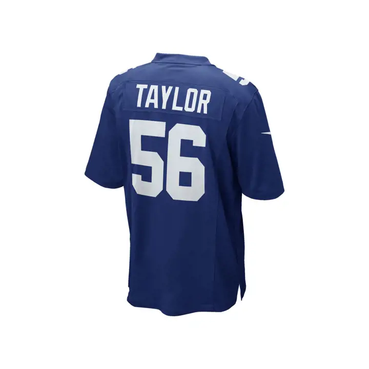 Maillot de joueur retraité des Giants de New York NFL TAYLOR bleu