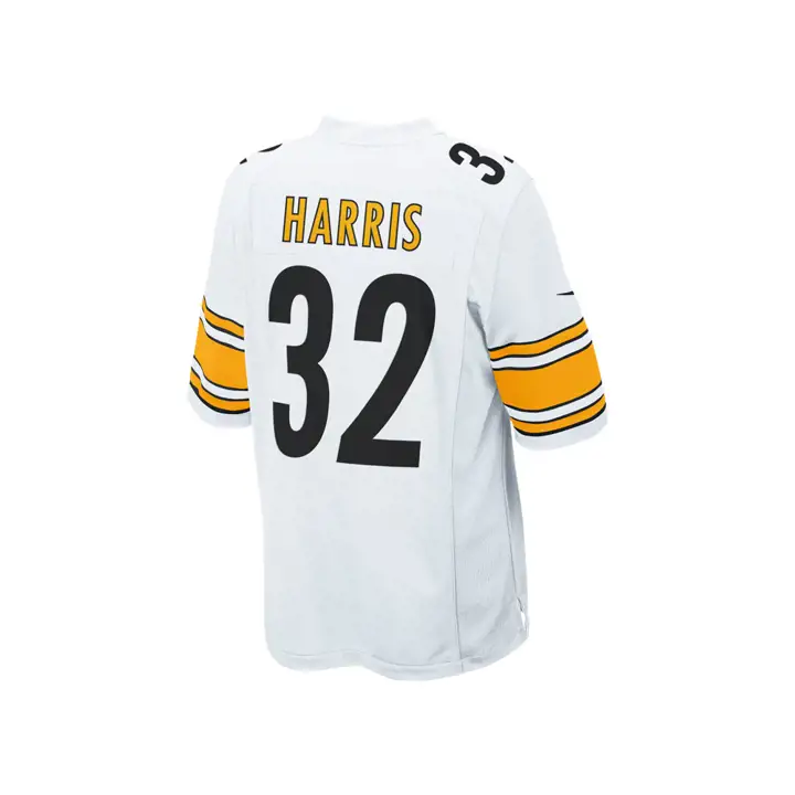 Maillot de joueur retraité des Steelers de la NFL Harris #32 blanc