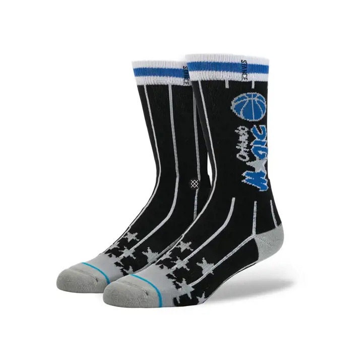 Chaussettes classiques en bois dur de la NBA MAGIC noires