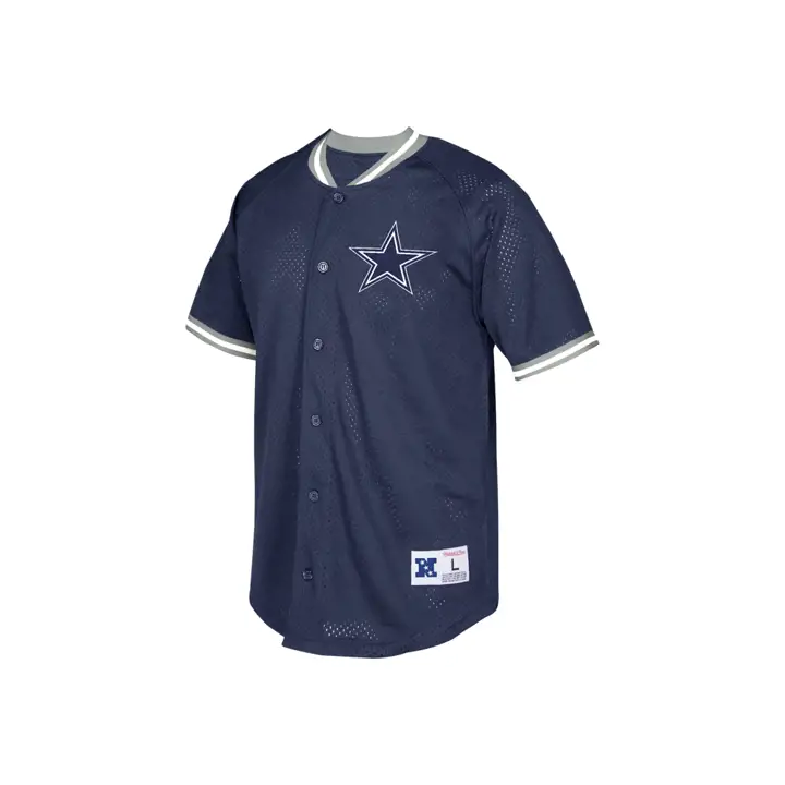 Dallas Cowboys NFL Pro Mesh Boutonné marine