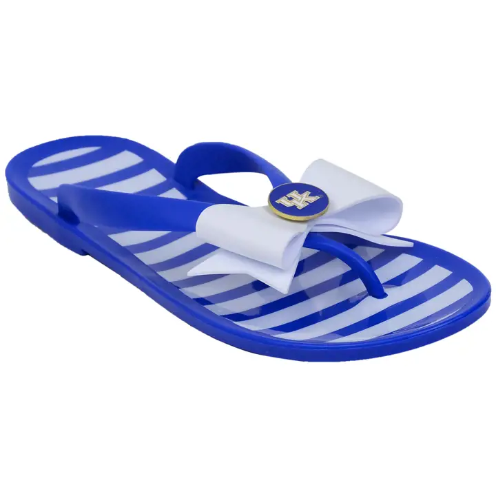 Tongs à rayures Kentucky Wildcats NCAA RBL/WHT