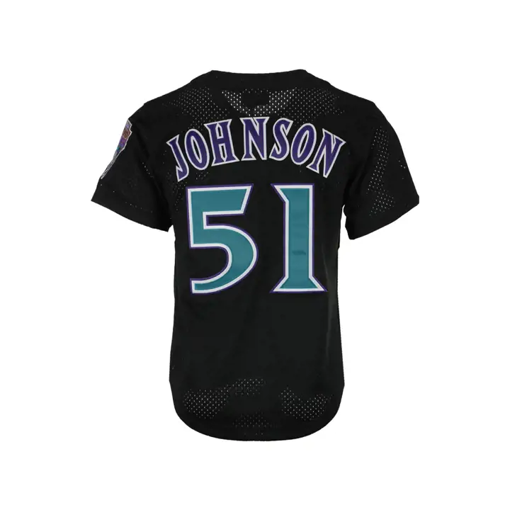 Maillot DBacks MLB M&N Auth BP Mesh Johnson noir